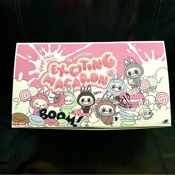 PopMart LABUBU 'Exciting Macaron' Collectible Plush Blind Box - Picture 2 of 6